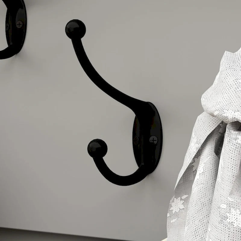 Portemanteau de 174 cm avec patères, banc à chaussures et compartiments de rangement