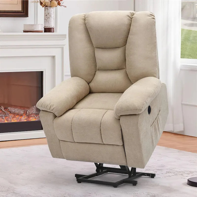 AECOJOY Power Lift Recliner for Elderly w/ Massage & USB charging port