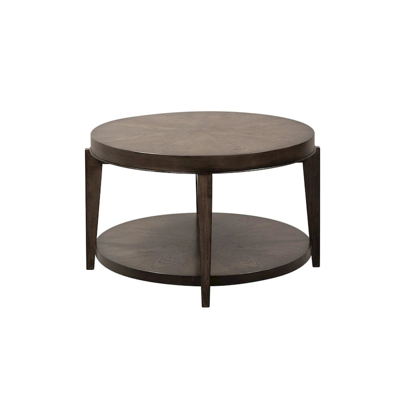 Table basse ovale avec roulettes et étagère de rangement inférieure