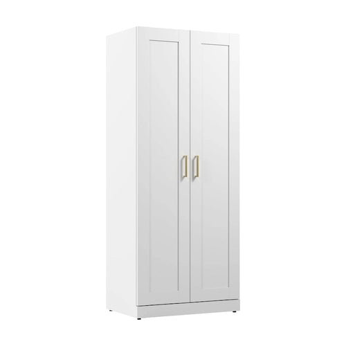 Meuble de rangement haut 30W avec portes et étagères réglables
