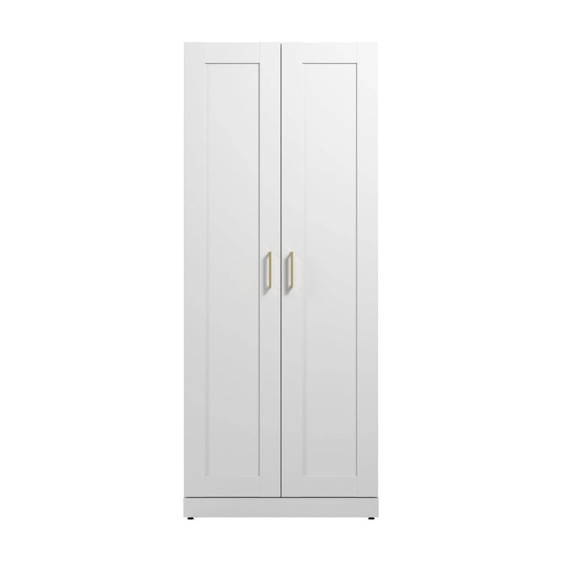 Meuble de rangement haut 30W avec portes et étagères réglables