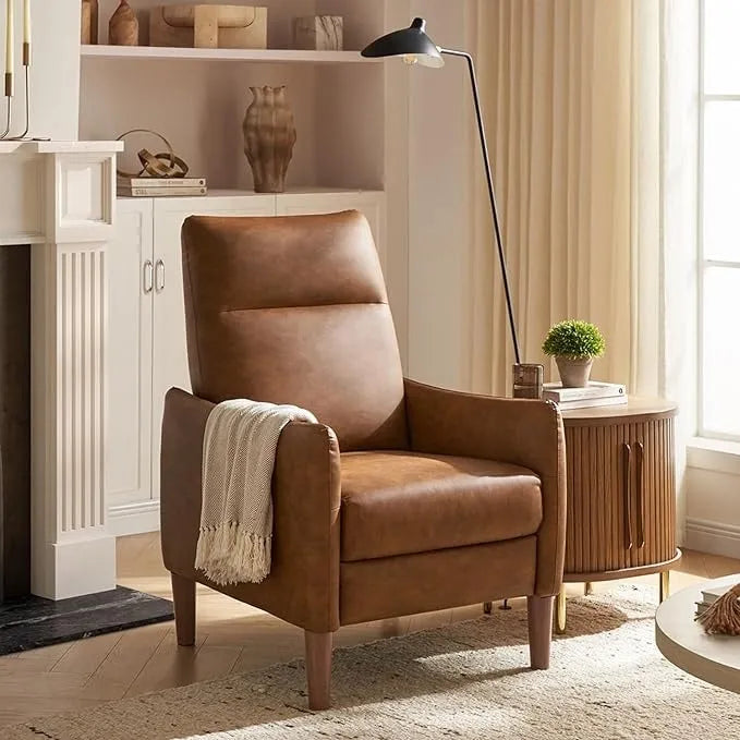 Fauteuil inclinable à dossier haut ergonomique avec repose-pieds rétractable