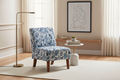 Blue Paisley Chair - Enriched Interior Scene